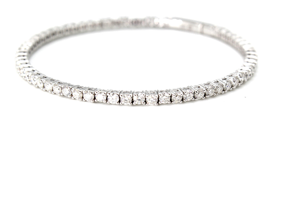 Flexible Bracelet with DiamonEL Moissanites