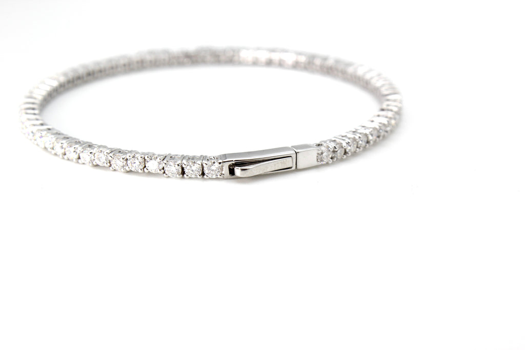 Flexible Bracelet with DiamonEL Moissanites