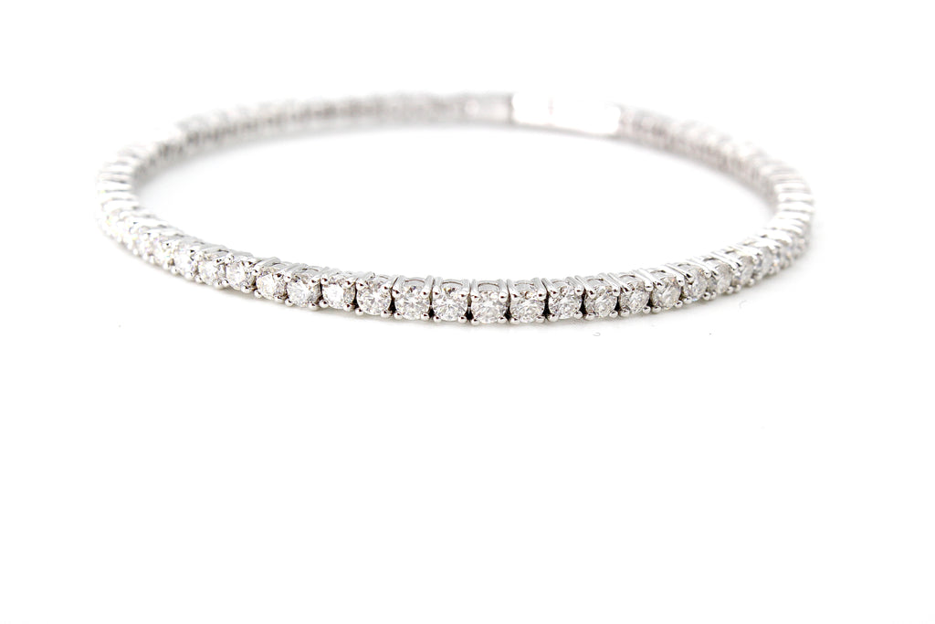 Flexible Bracelet with DiamonEL Moissanites