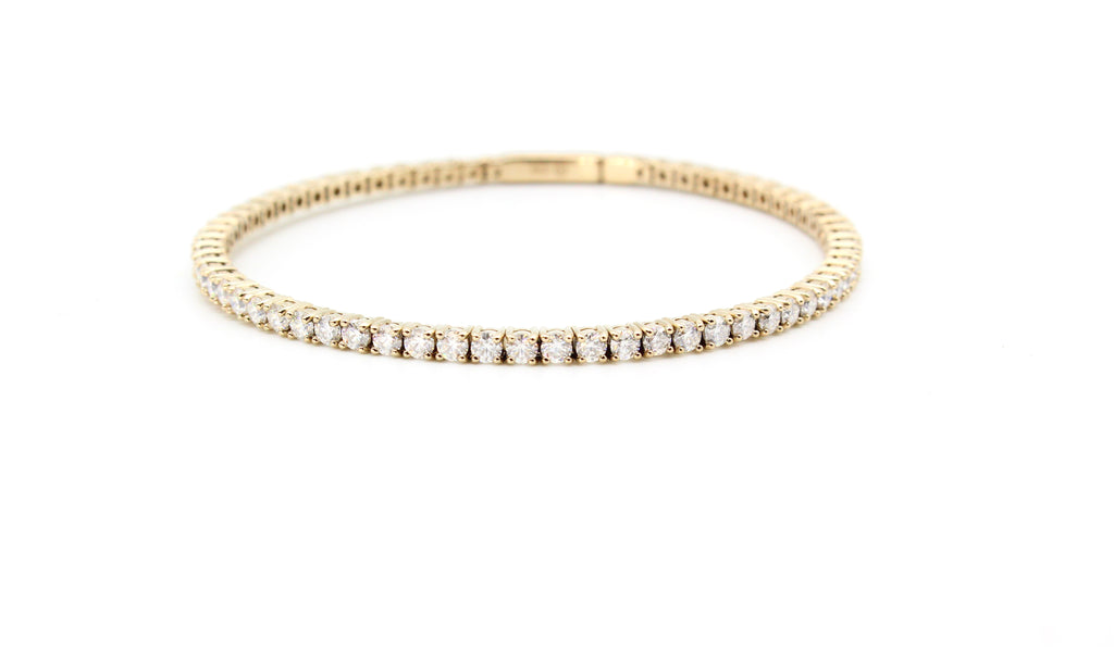 Flexible Bracelet with DiamonEL Moissanites