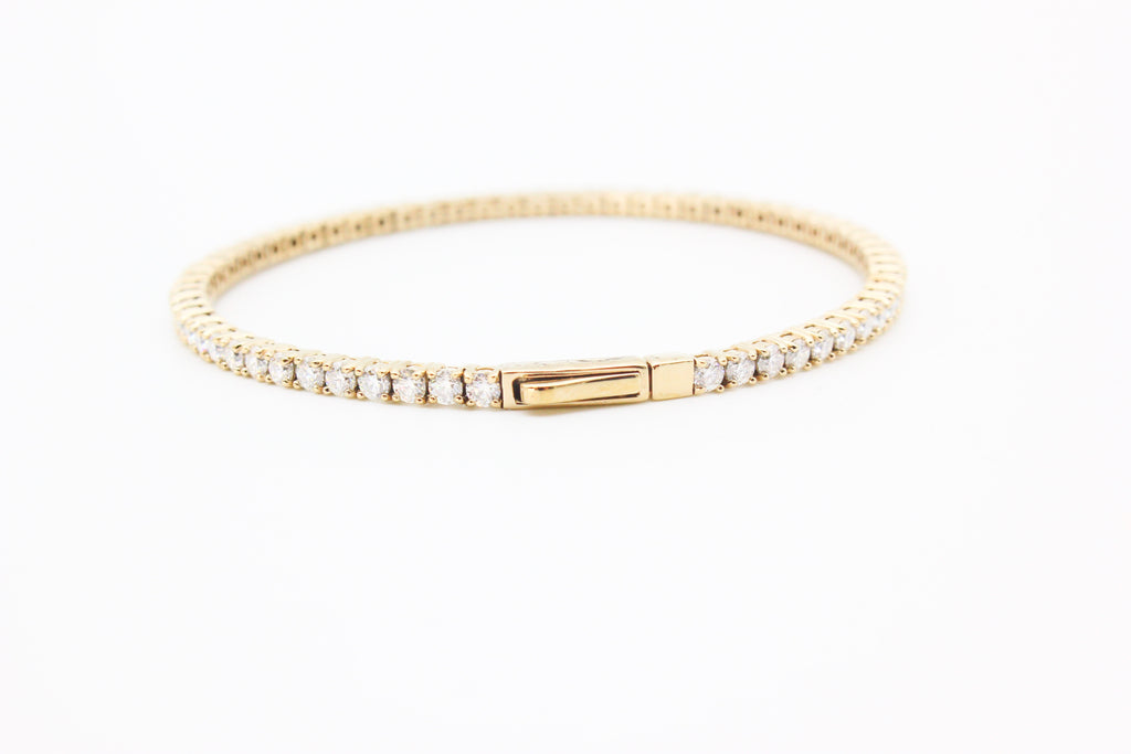 Flexible Bracelet with DiamonEL Moissanites